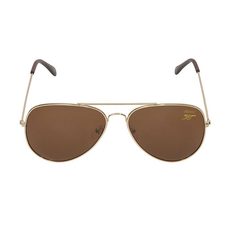 Arsenal Gold Aviator Style Sunglasses