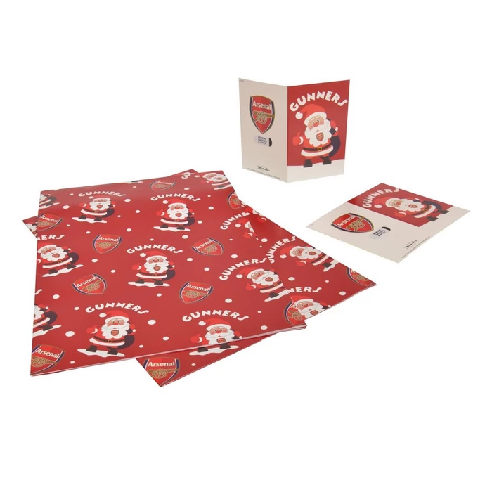 Arsenal Christmas 2pk Sheet and Tags