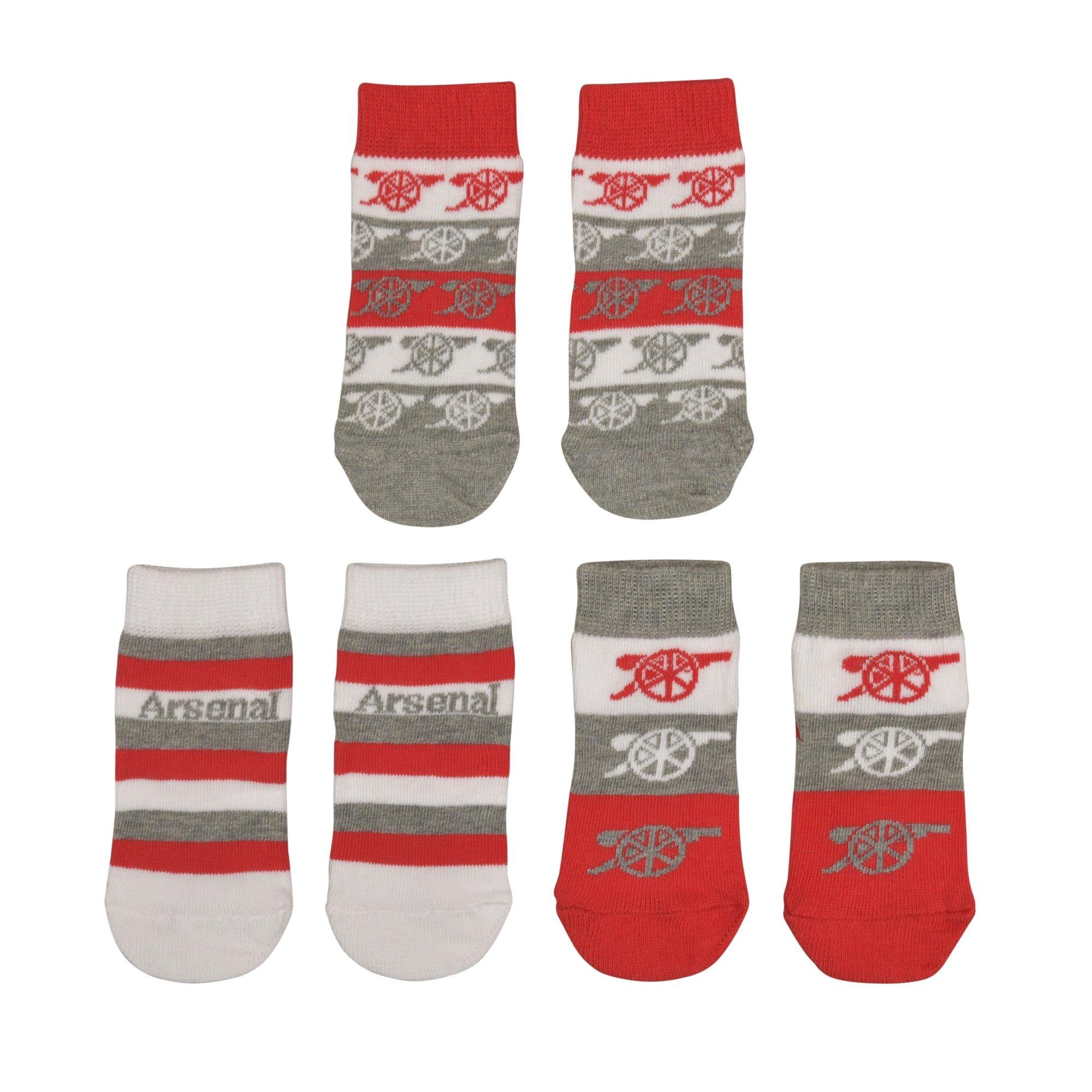 arsenal baby socks