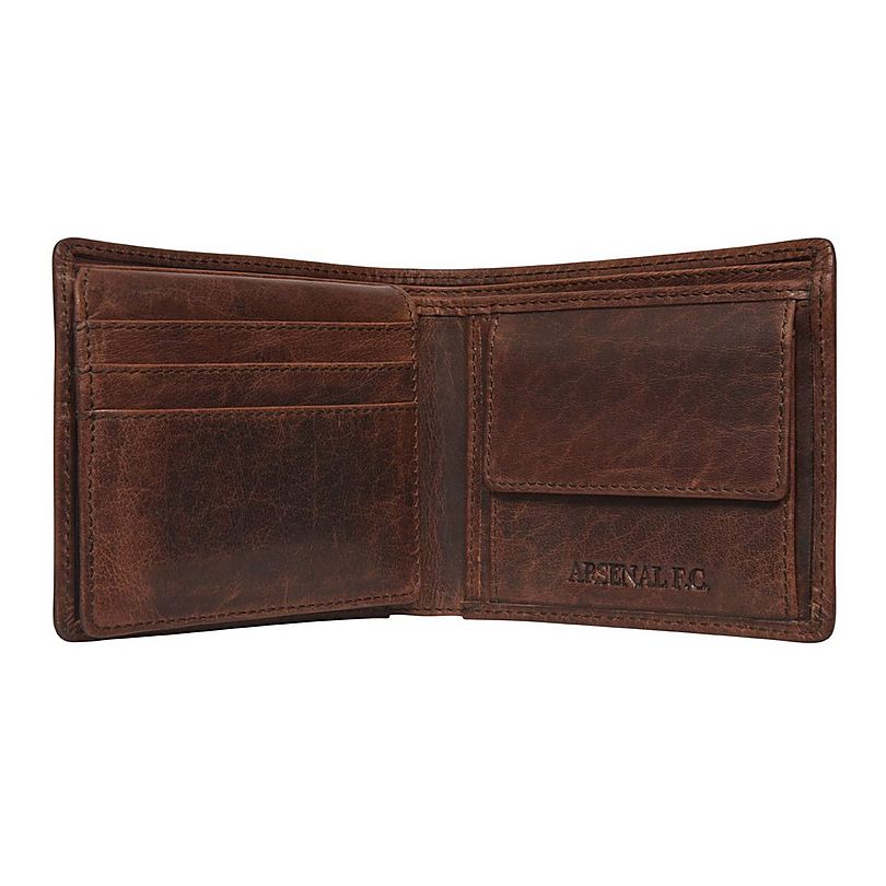 Arsenal Heritage Leather Trifold Wallet | Official Online Store