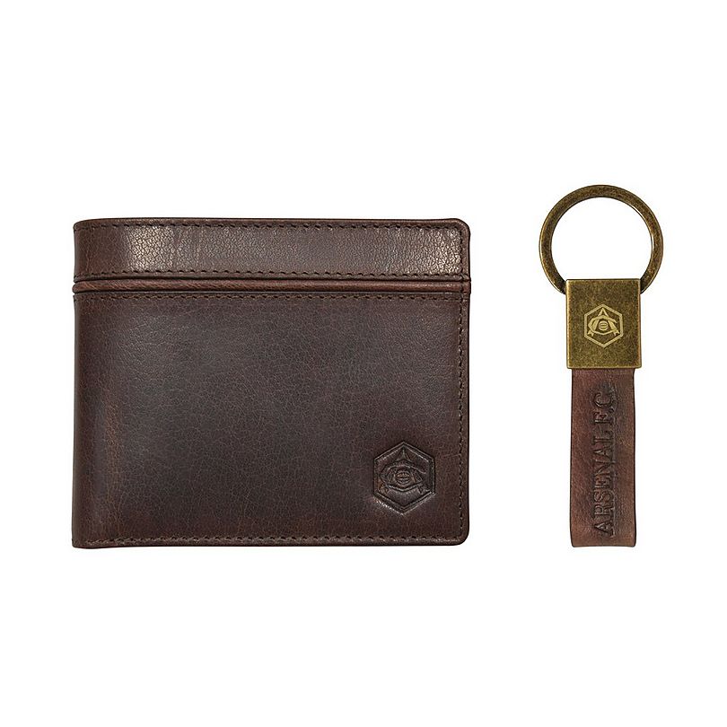 Arsenal Heritage Leather Wallet & Keyring Set