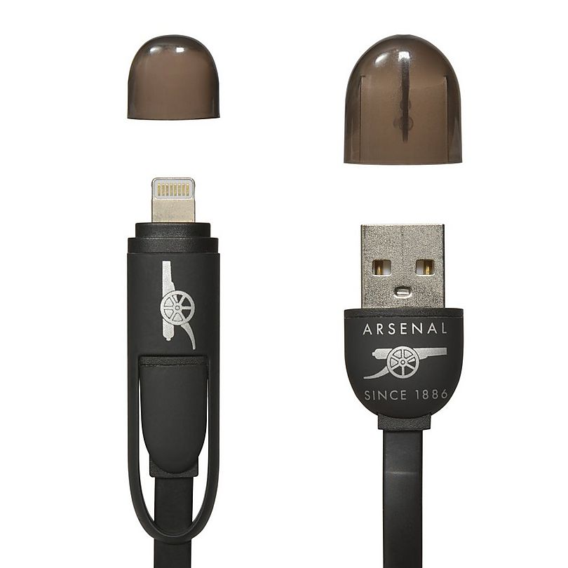 Arsenal USB Charging & Data Cable 2in1 Android & Apple