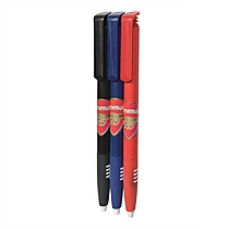 Arsenal 3 Colour Soft-Grip Pen Pack