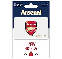 Arsenal Happy Birthday Gift Card 50