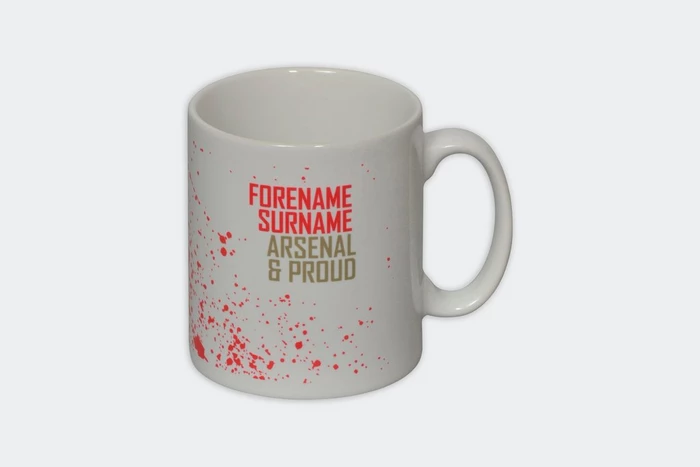 Arsenal Personalised Proud Mug