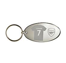 Arsenal Personalised Shirt Keyring