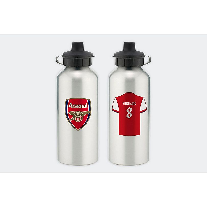 Arsenal FC Official Crested Signature 500ml Aluminium Drinks Bottle