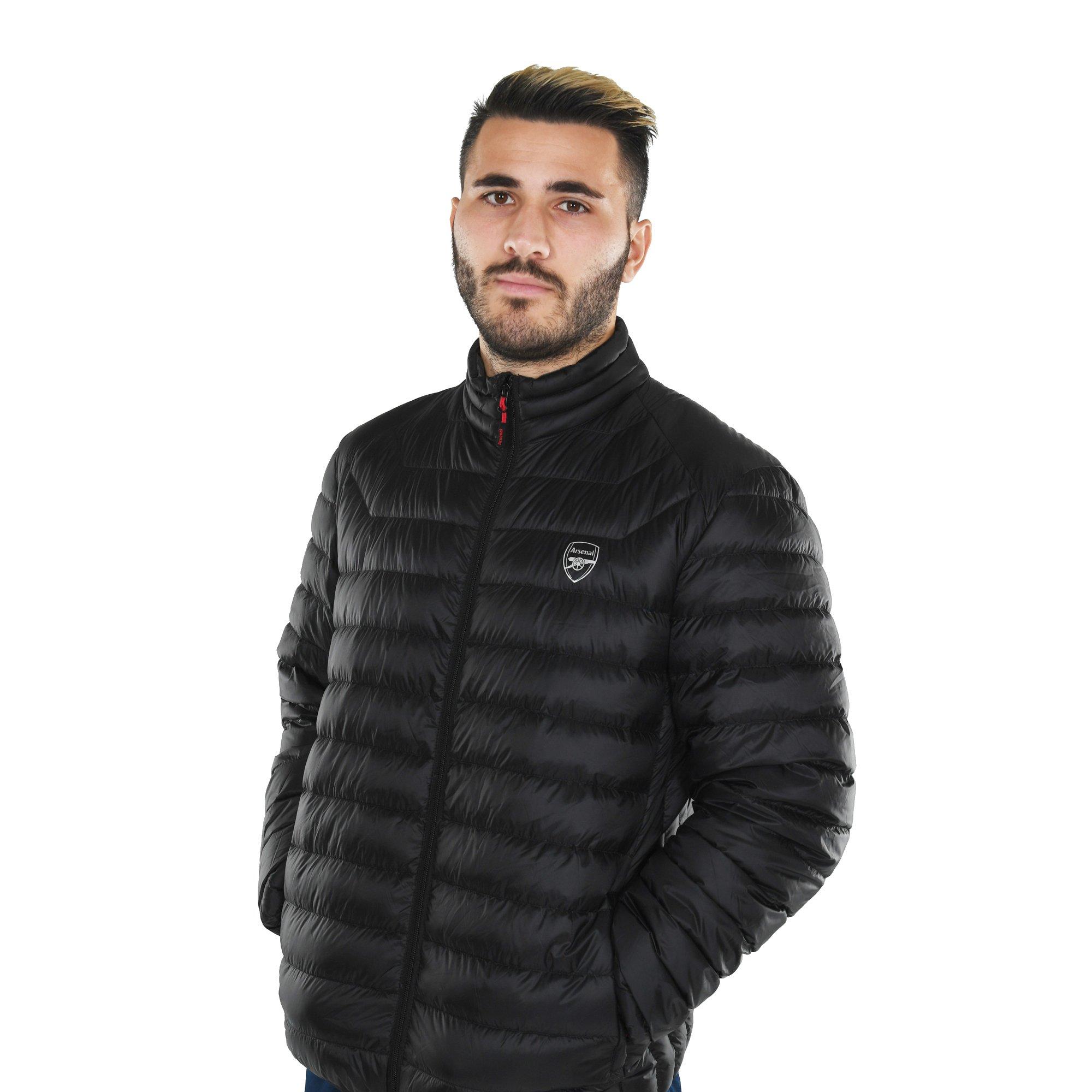 adidas arsenal black jacket