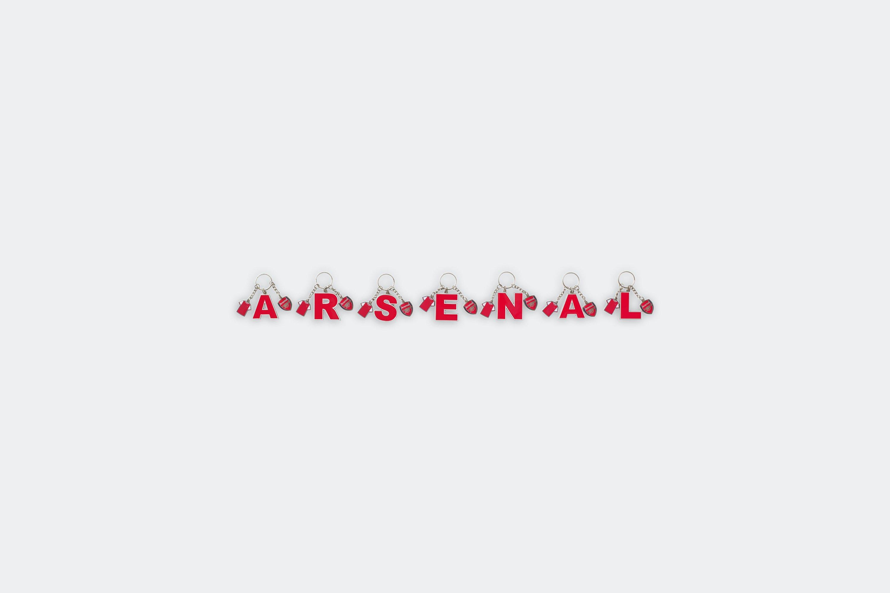 Arsenal Initial Charm Keyring | Official Online Store