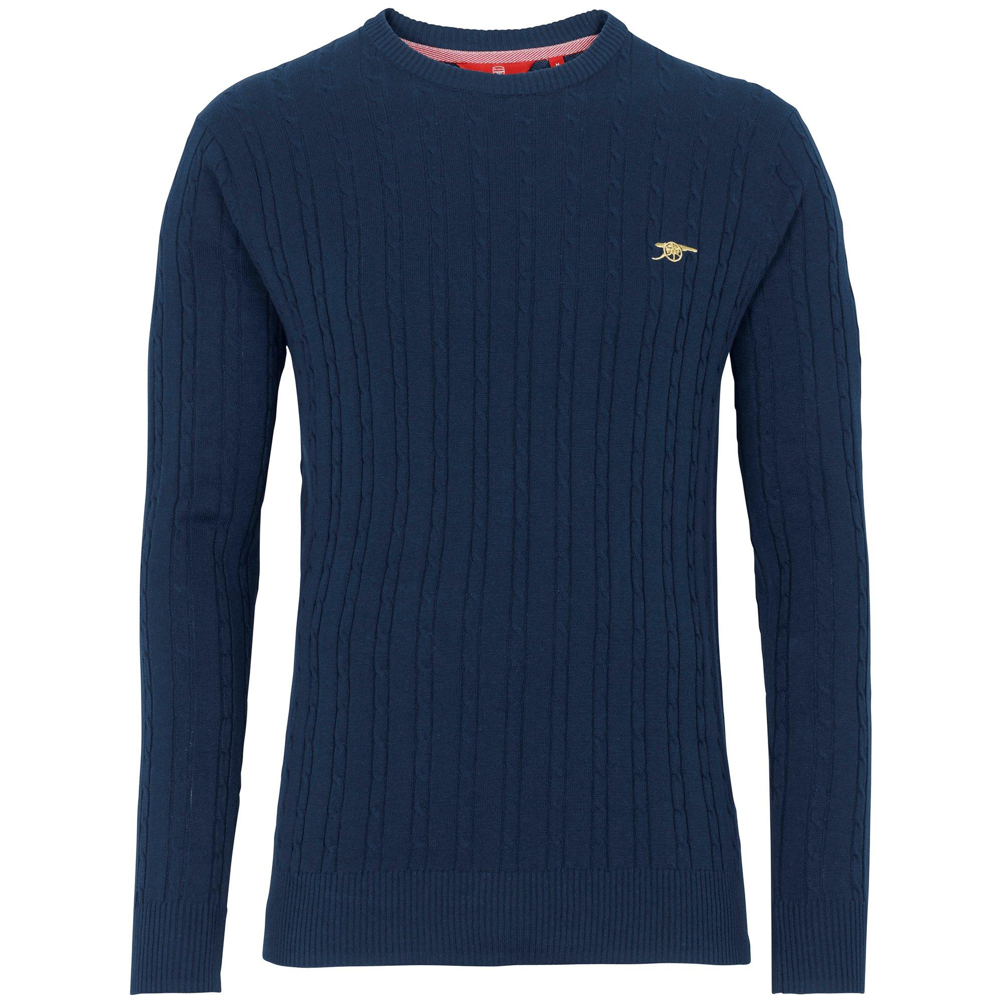 Arsenal Since 1886 Cable Knit Jumper | Official Arsenal Online Store