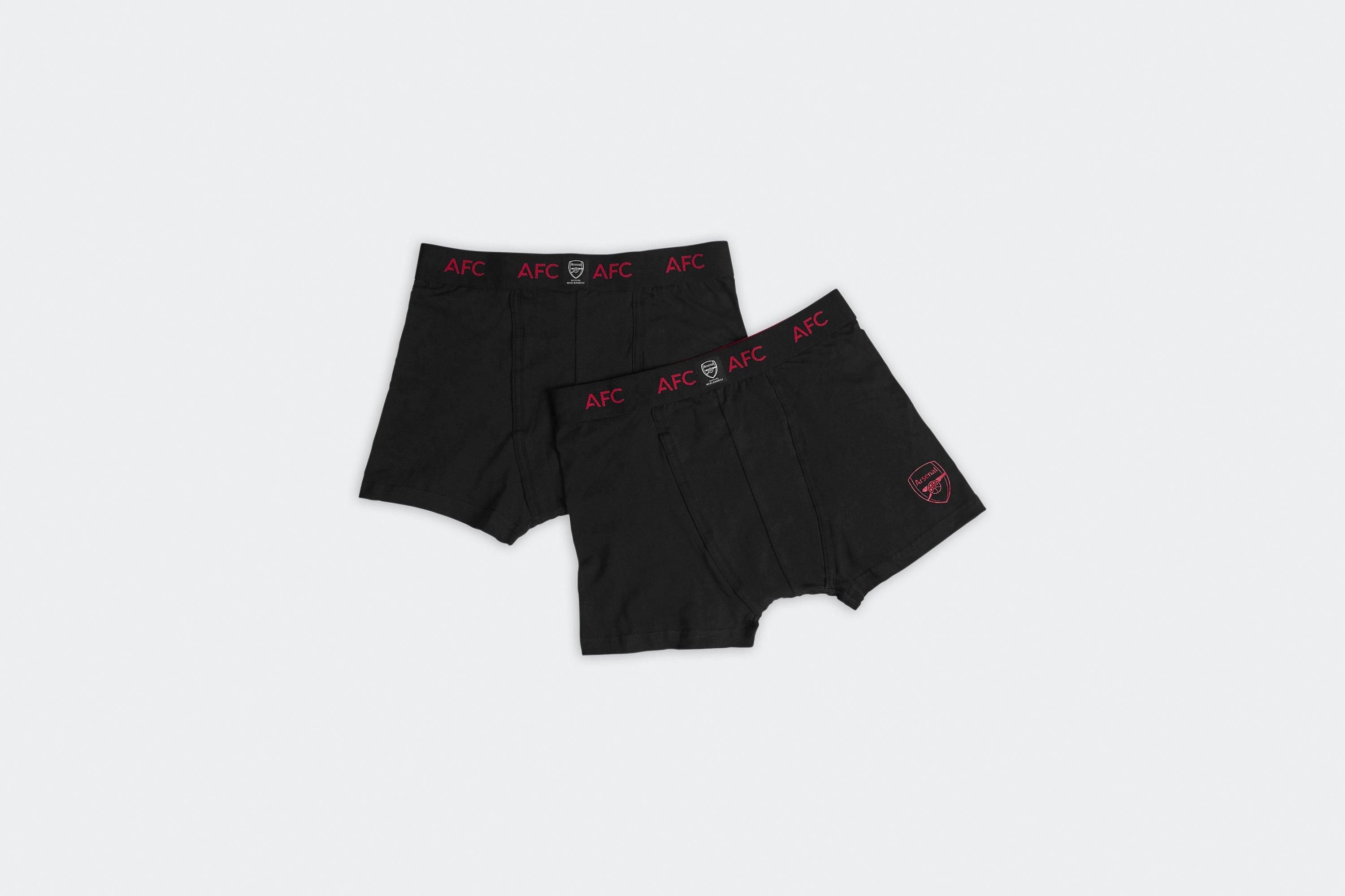 Arsenal Essentials 2 Pack Jersey Boxer Shorts