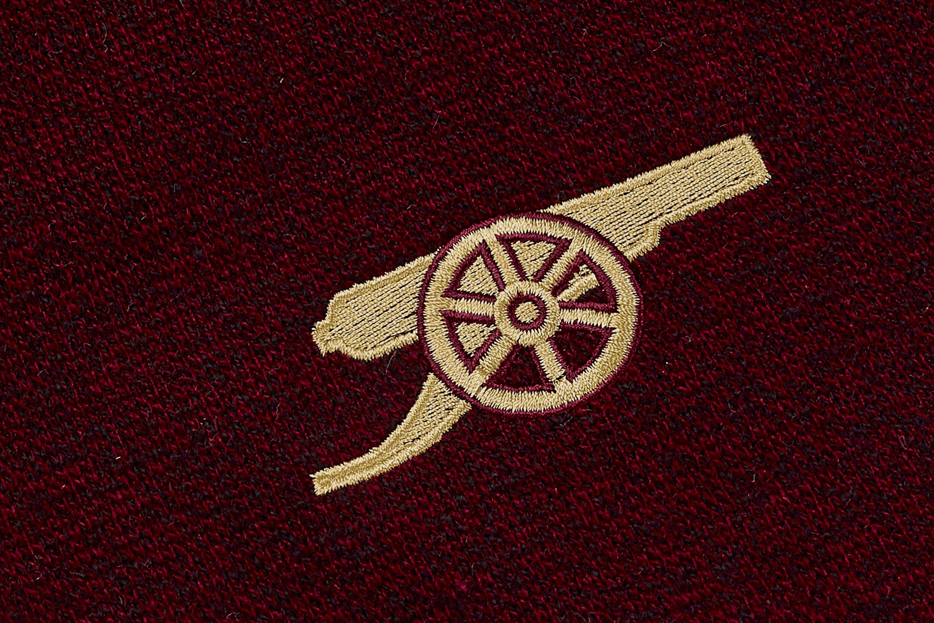 burgundy arsenal shirt