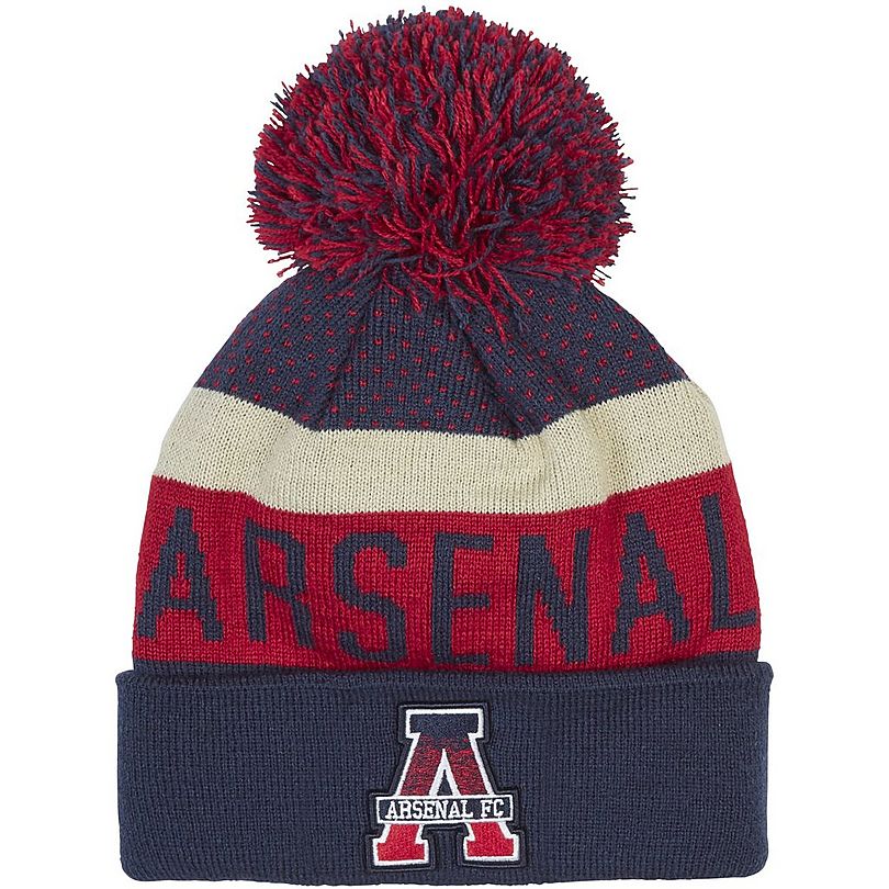 Arsenal F.C Text Cuff Knitted Hat 
