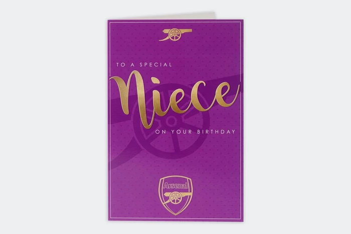 Arsenal Niece Card