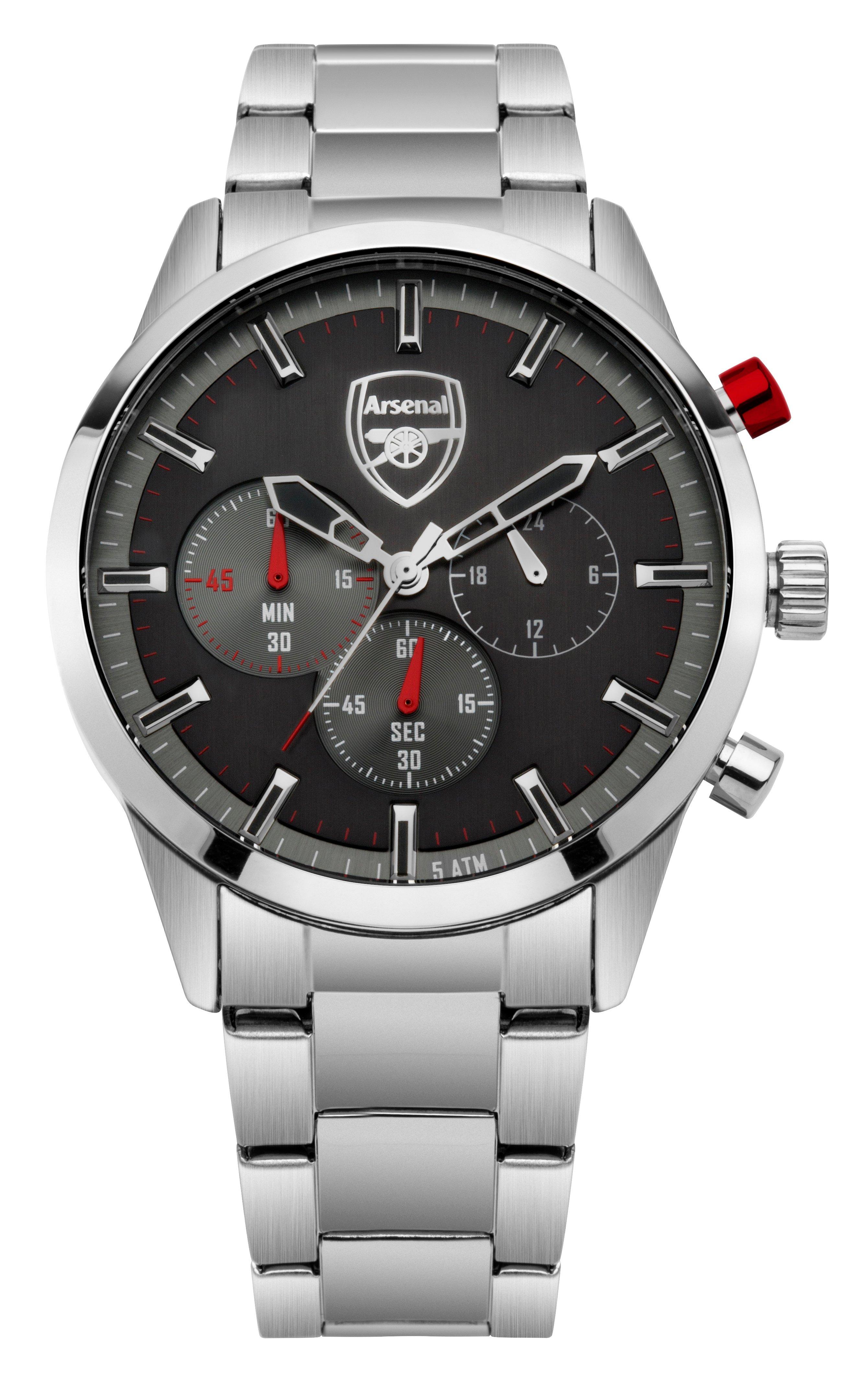 Arsenal Since 1886 Stainless Steel Chrono Watch