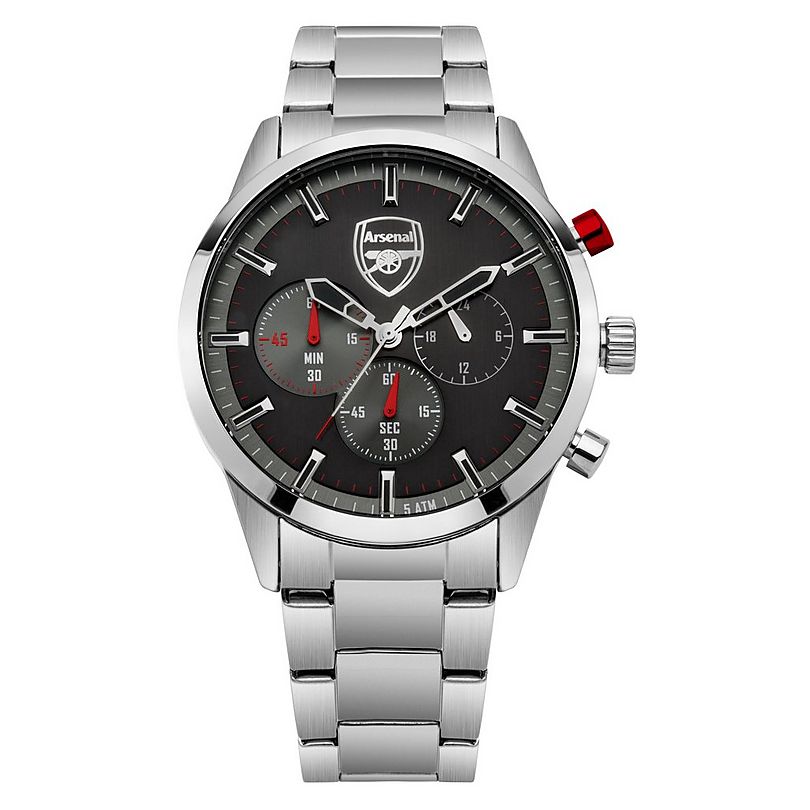 Arsenal Since 1886 Stainless Steel Chrono Watch