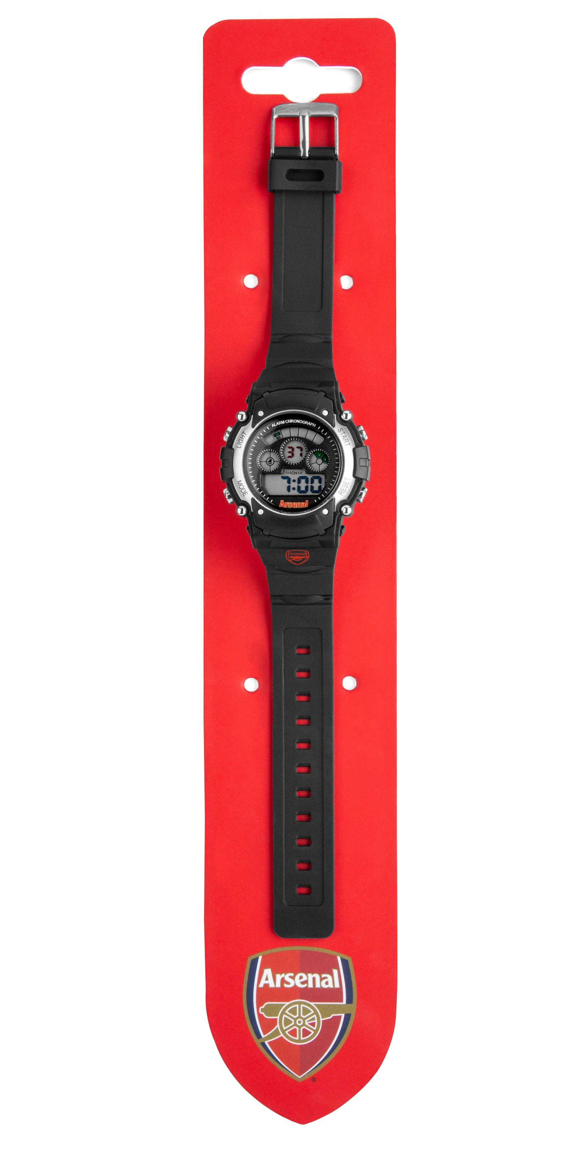 Arsenal Leisure Kids Black Digital Display Watch