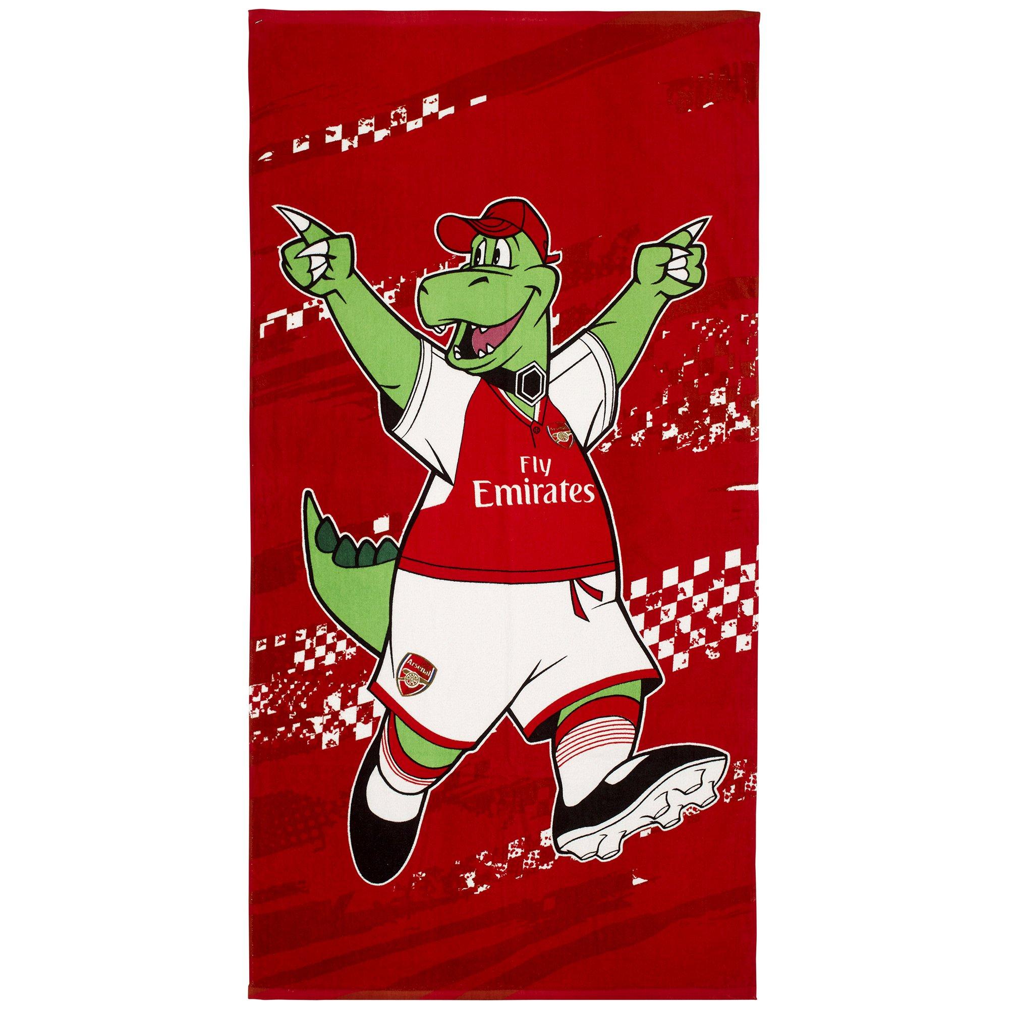 Arsenal Gunnersaurus Beach Towel Official Online Store