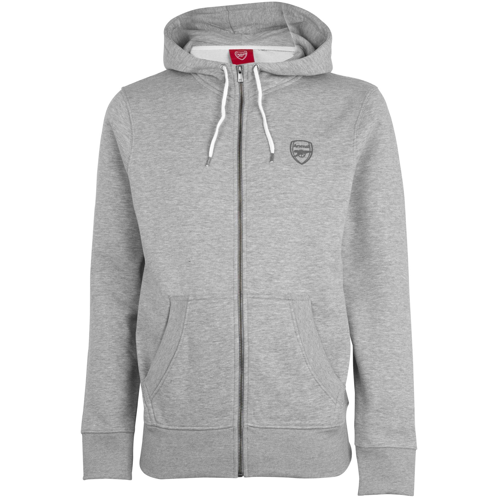 arsenal zip hoodie