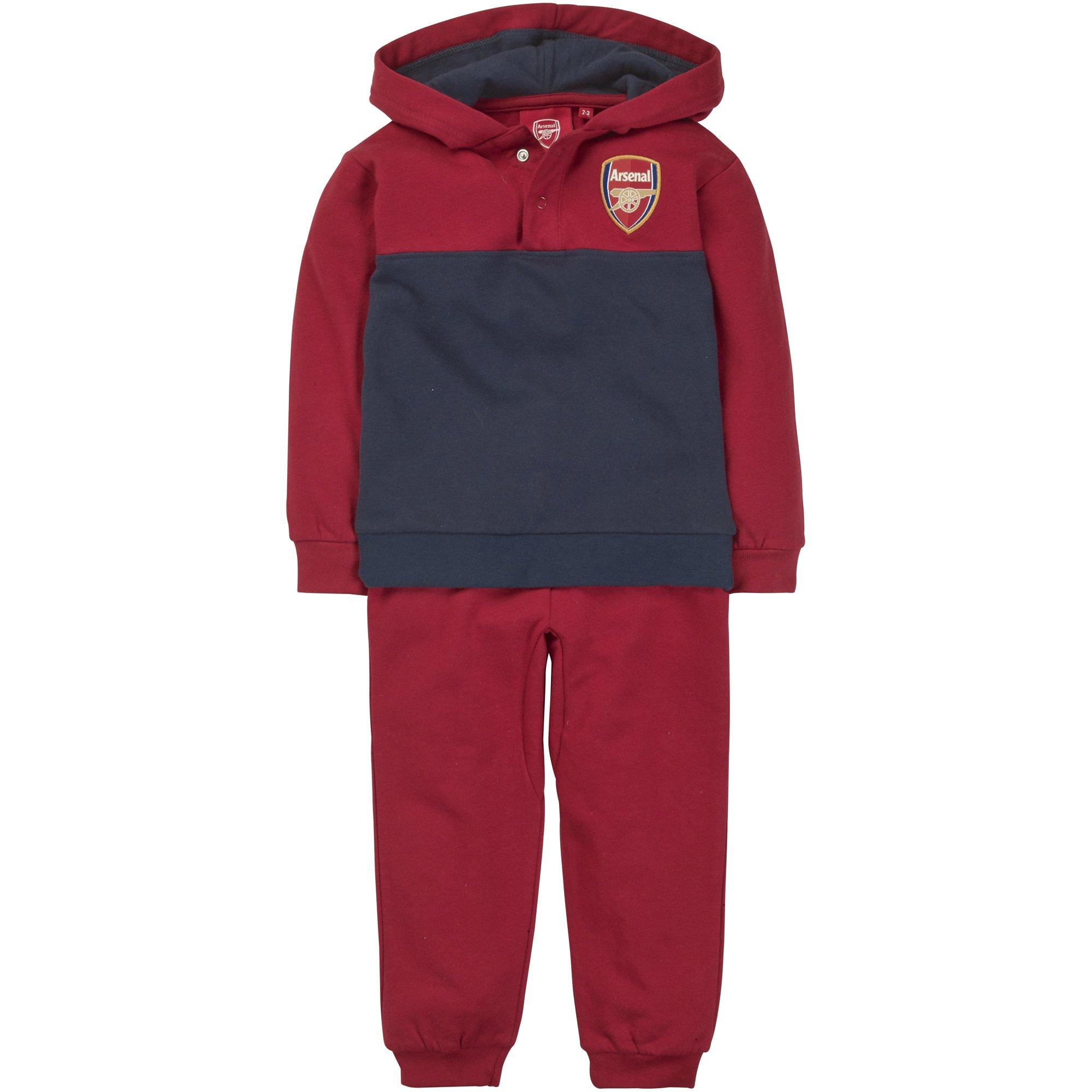 toddler arsenal tracksuit