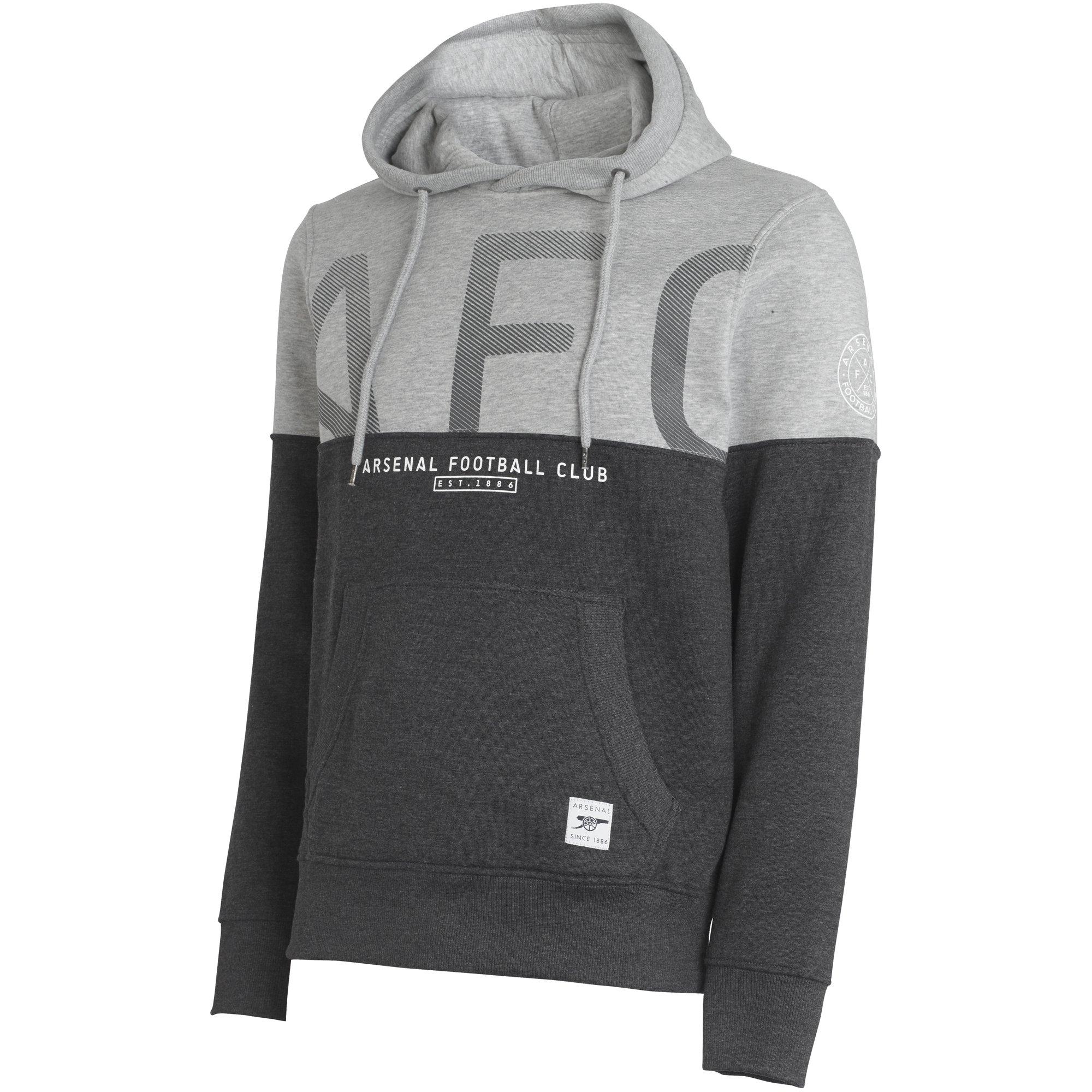 arsenal since 1886 contrast panel hoodie