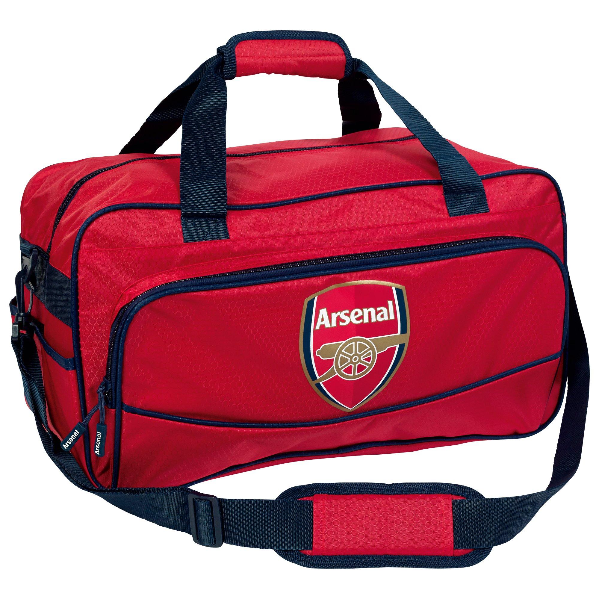 red holdall bags