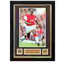 Arsenal Framed Luis Boa Morte Signed Photo
