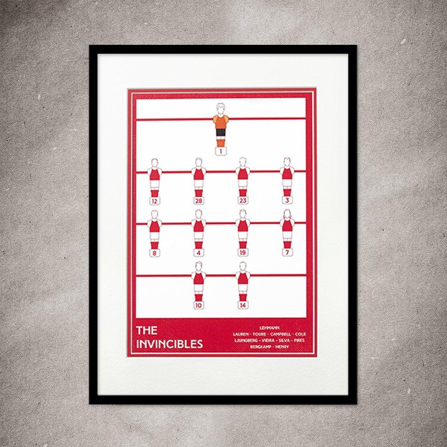 Arsenal The Invincibles A3 Print