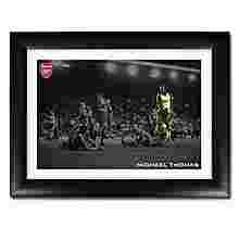 Arsenal Framed Michael Thomas Anfield 89 Print