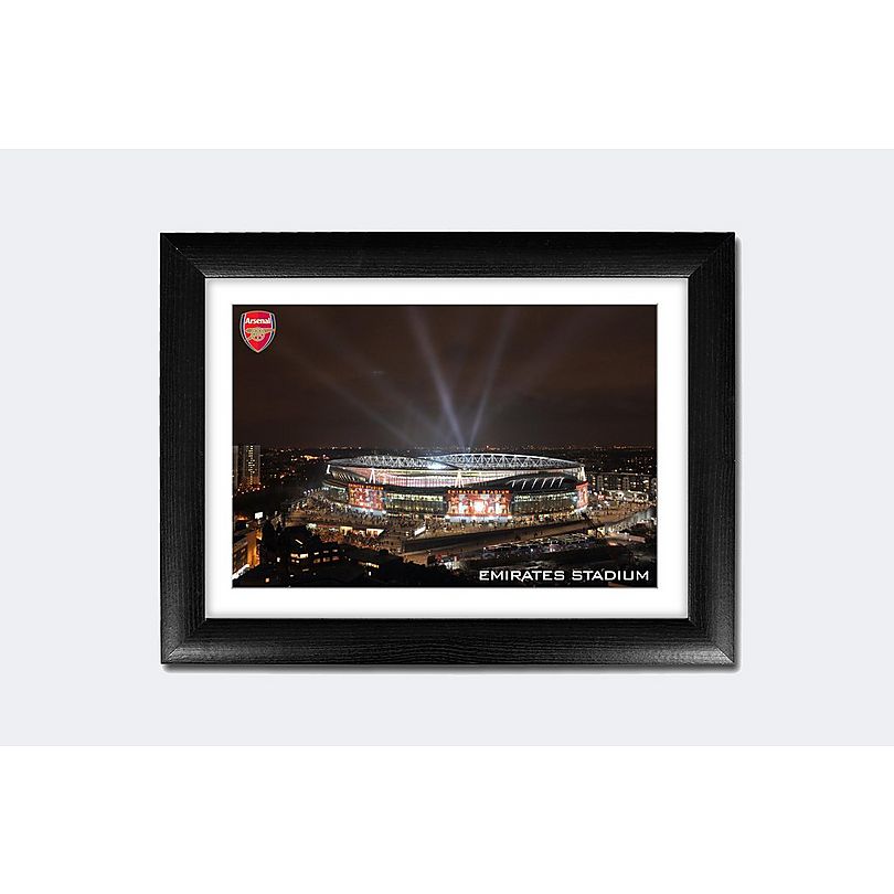 Arsenal Framed Emirates at Night Print