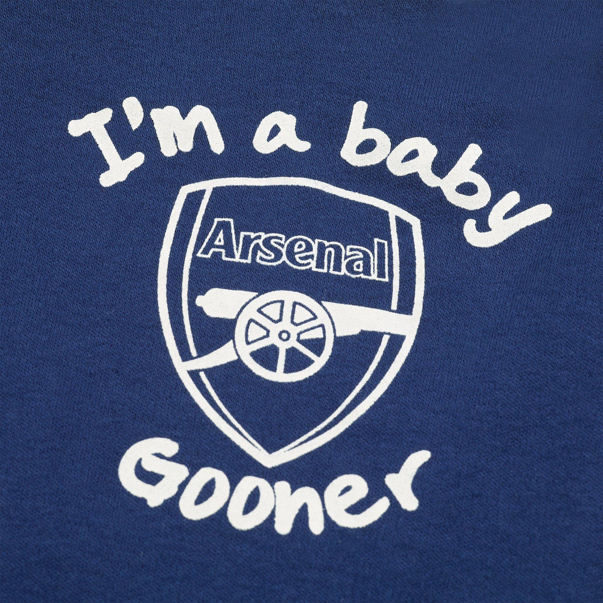 arsenal baby away kit