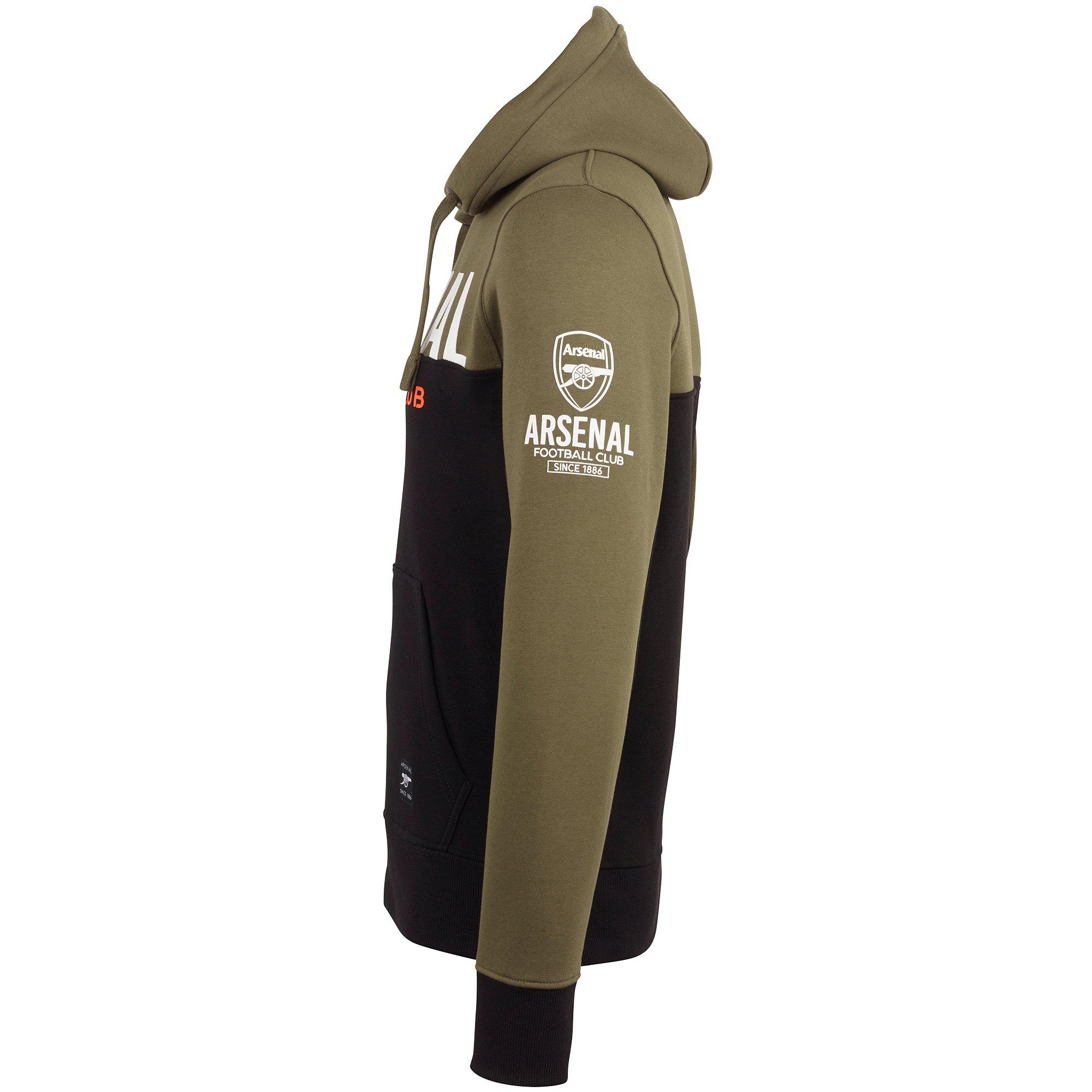 Arsenal since 1886 contrast panel clearance hoody