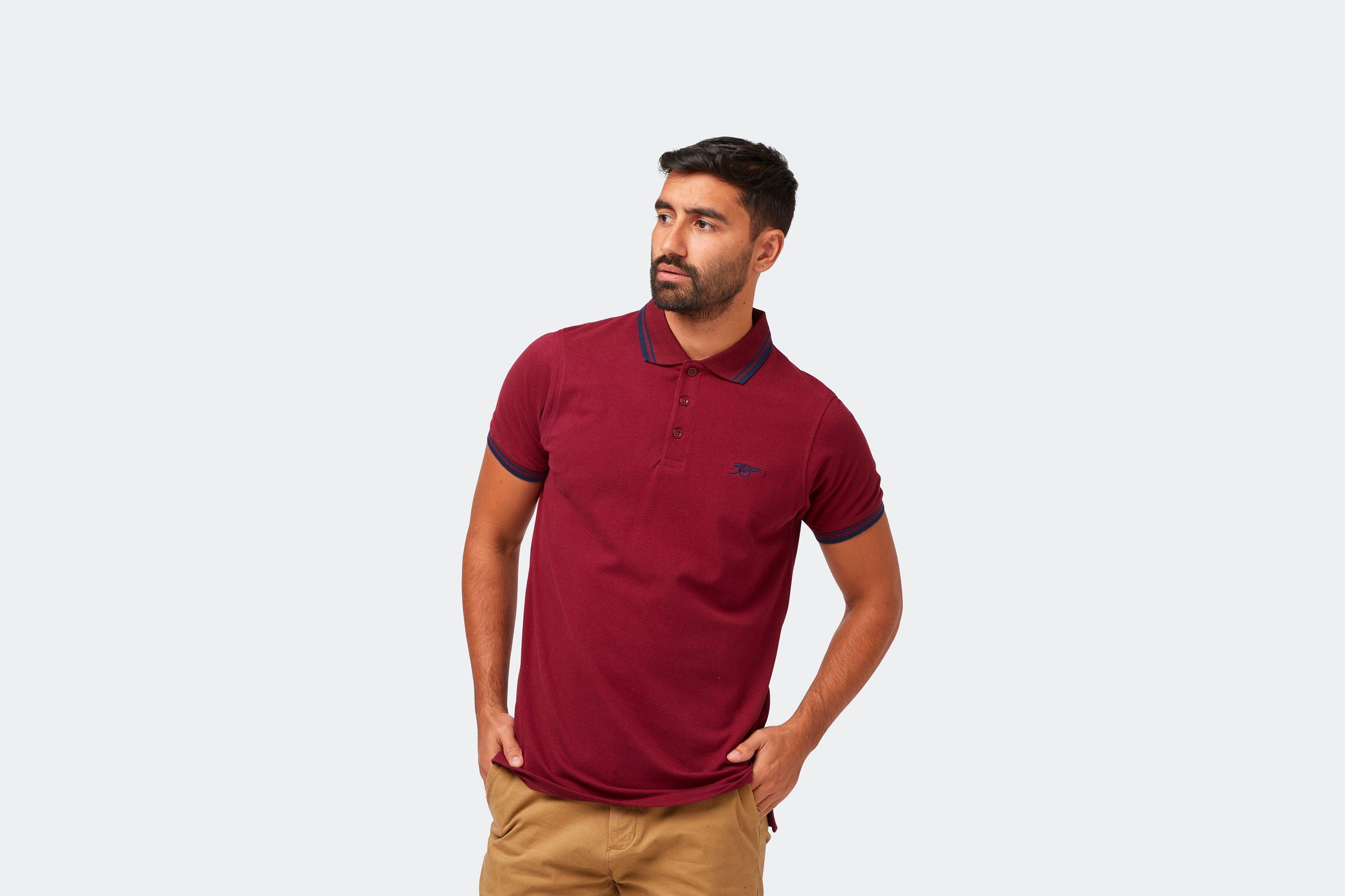 Arsenal 1886 Redcurrant Cannon Polo Shirt