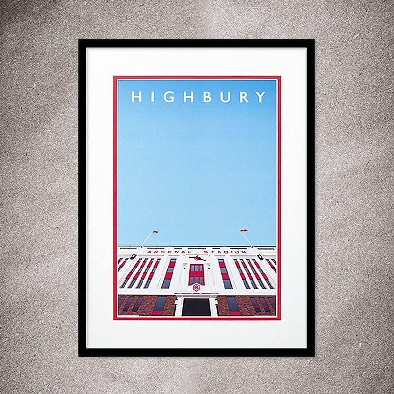 Arsenal Highbury Stadium Entrance Poster 