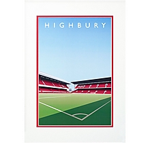 Arsenal Highbury West Stand North Bank Print