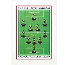Arsenal 1989 Winners Print