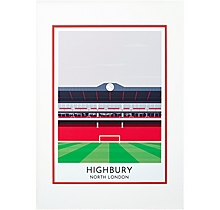 Arsenal Contemporary Highbury Print