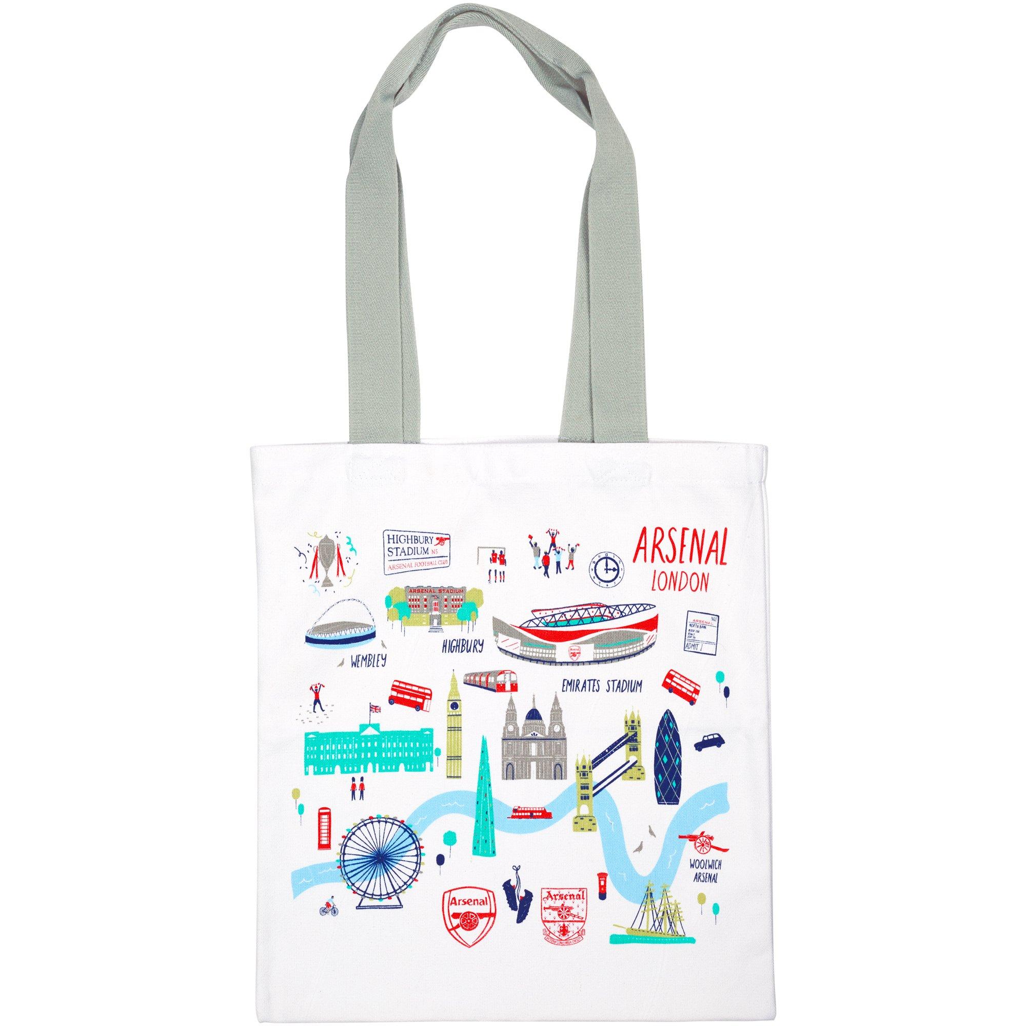 Arsenal London Map Canvas Bag | Official Online Store