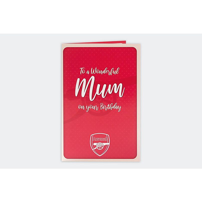 Arsenal Happy Birthday Mum Card