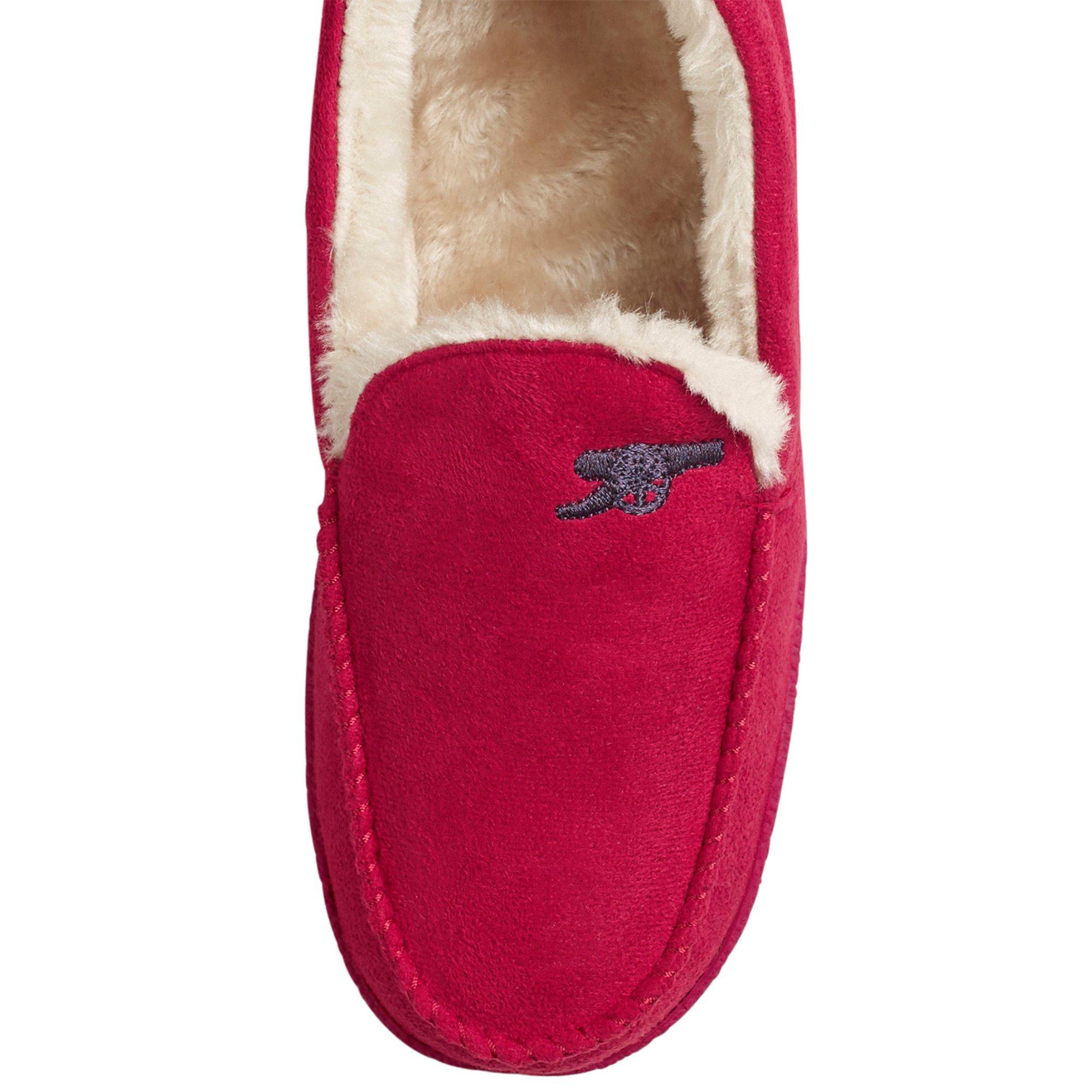 arsenal mens cannon moccasin slippers