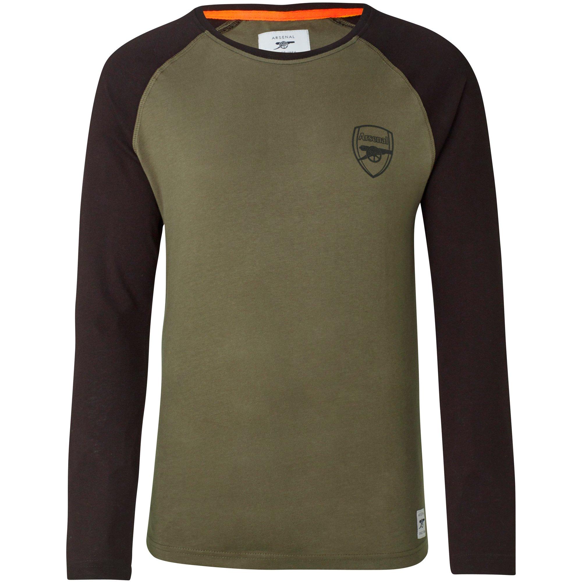 arsenal khaki training top