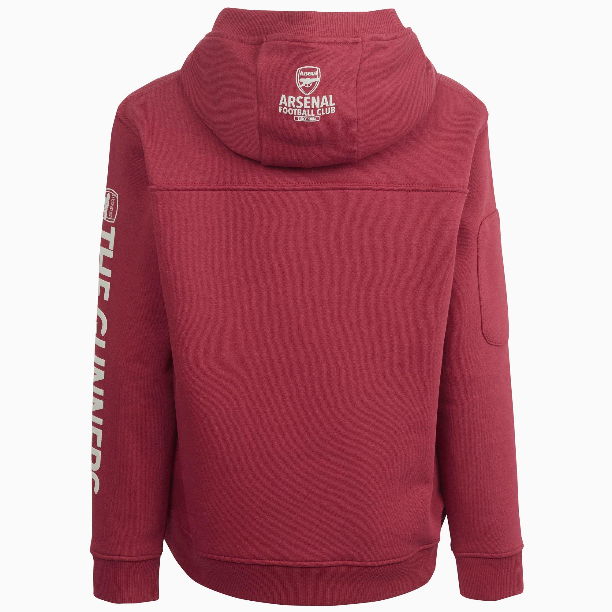Arsenal Kids Gunners Sleeve Print Hoody | Official Online Store