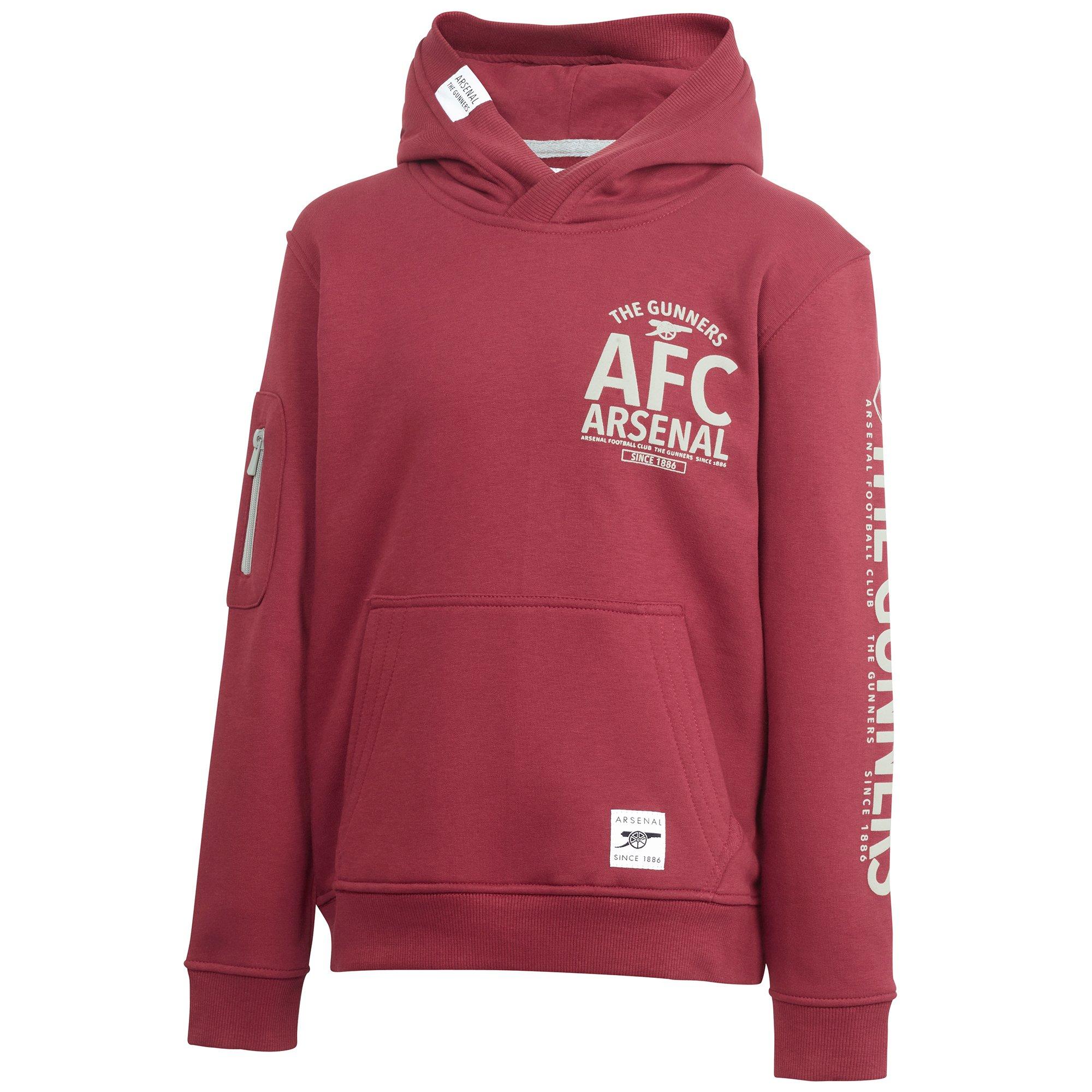 Arsenal Kids Gunners Sleeve Print Hoody | Official Online Store
