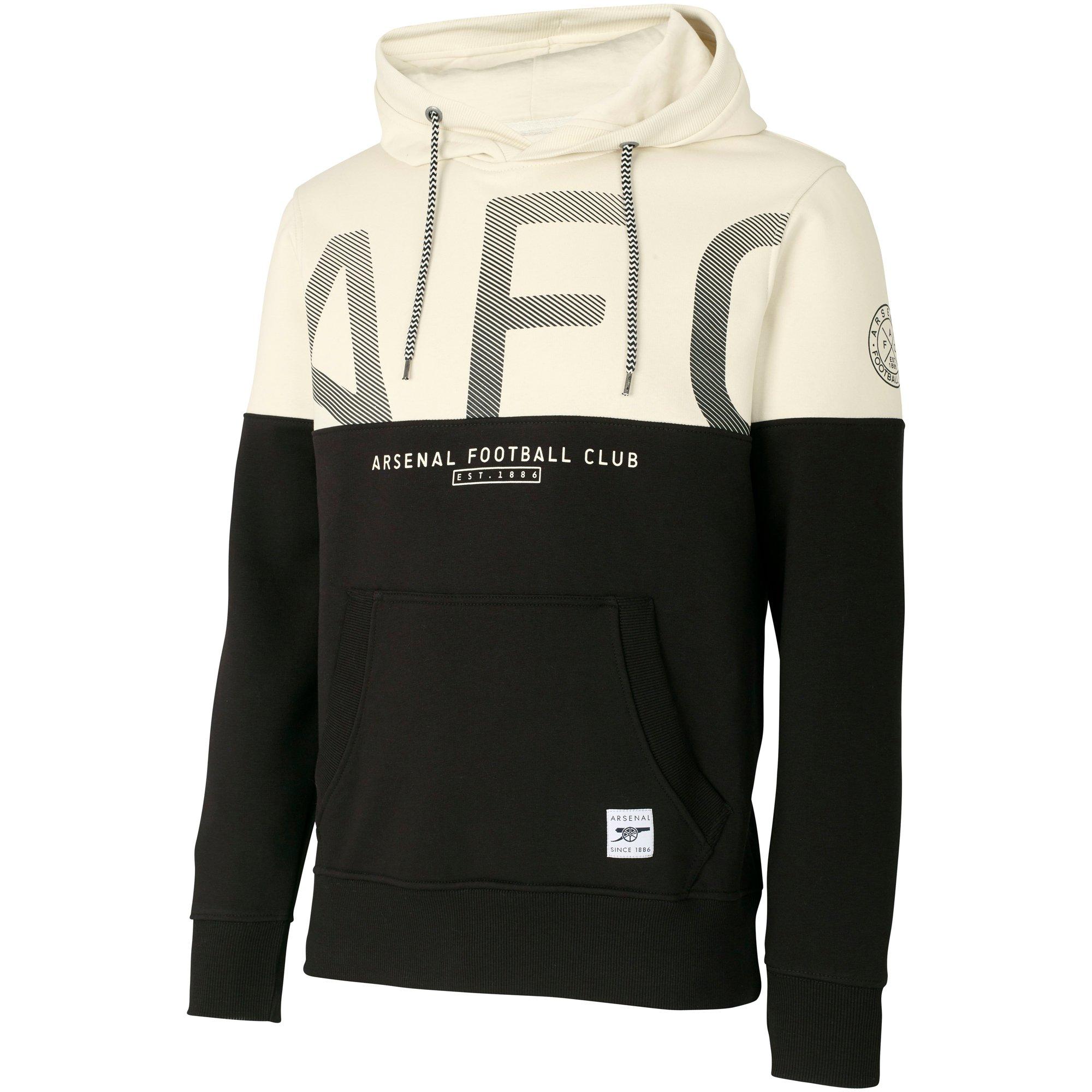 arsenal since 1886 contrast panel hoodie