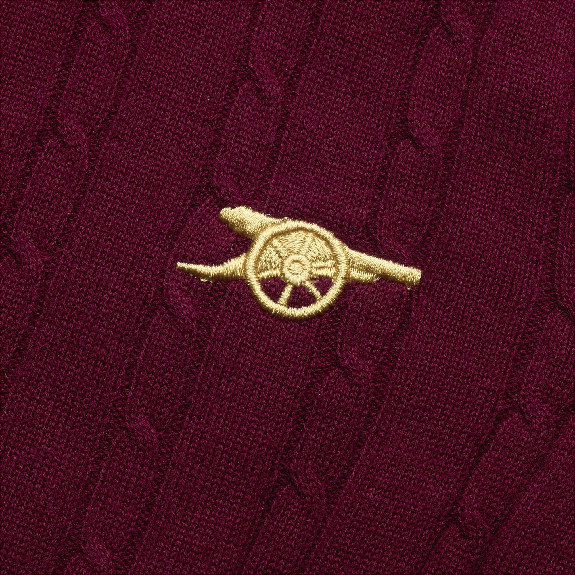 Arsenal Womens Cable Knit Jumper | Official Online Store