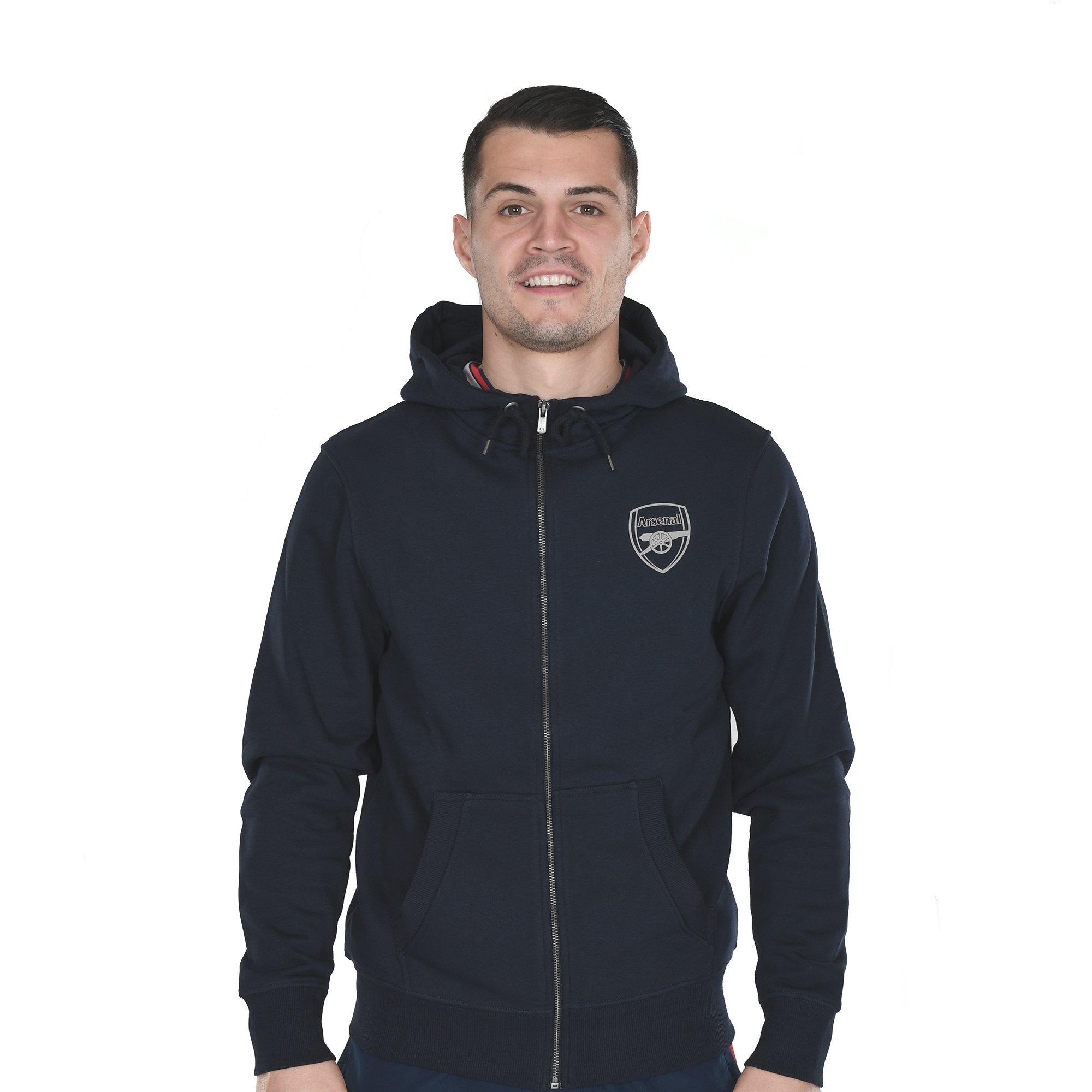 arsenal zip hoodie