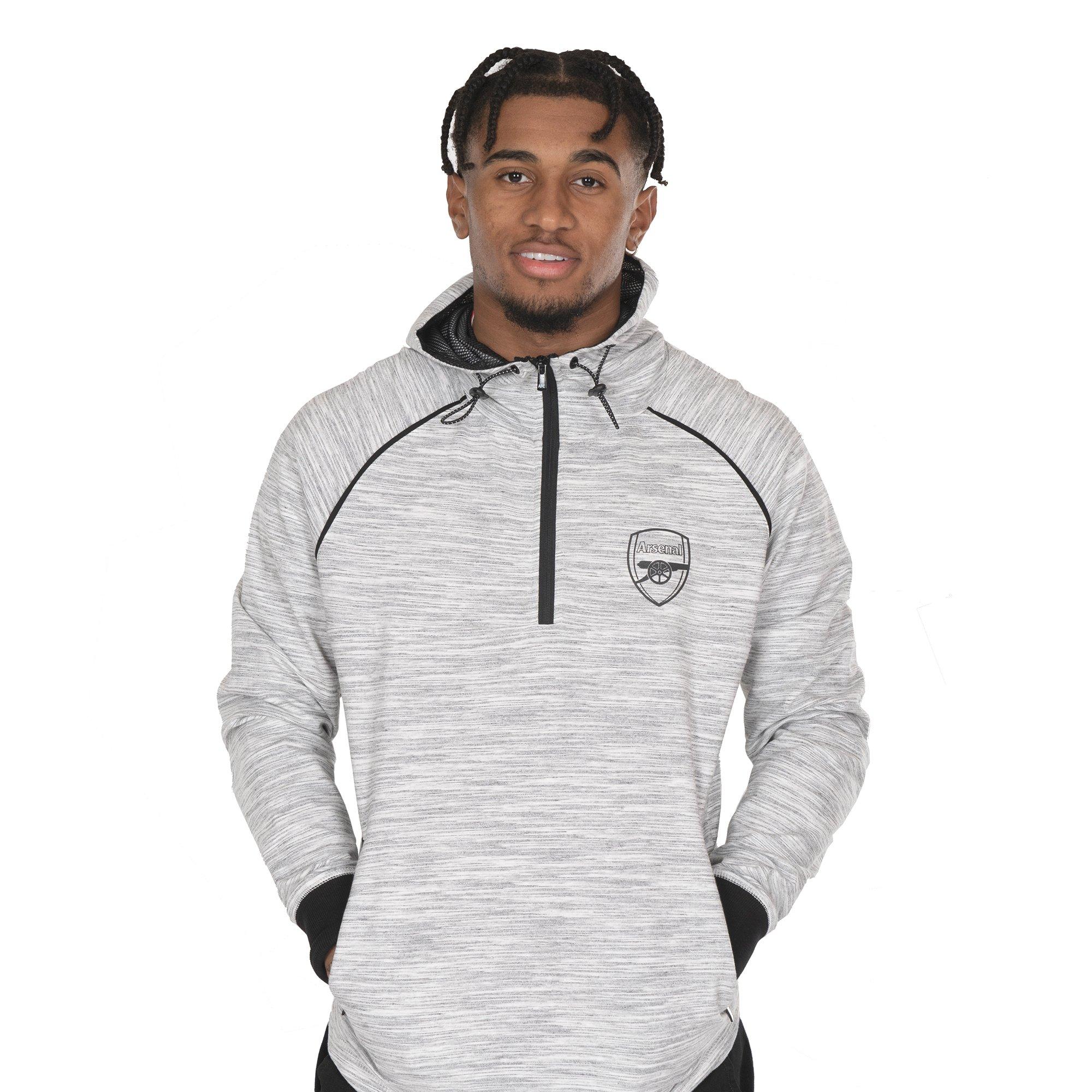 arsenal half zip
