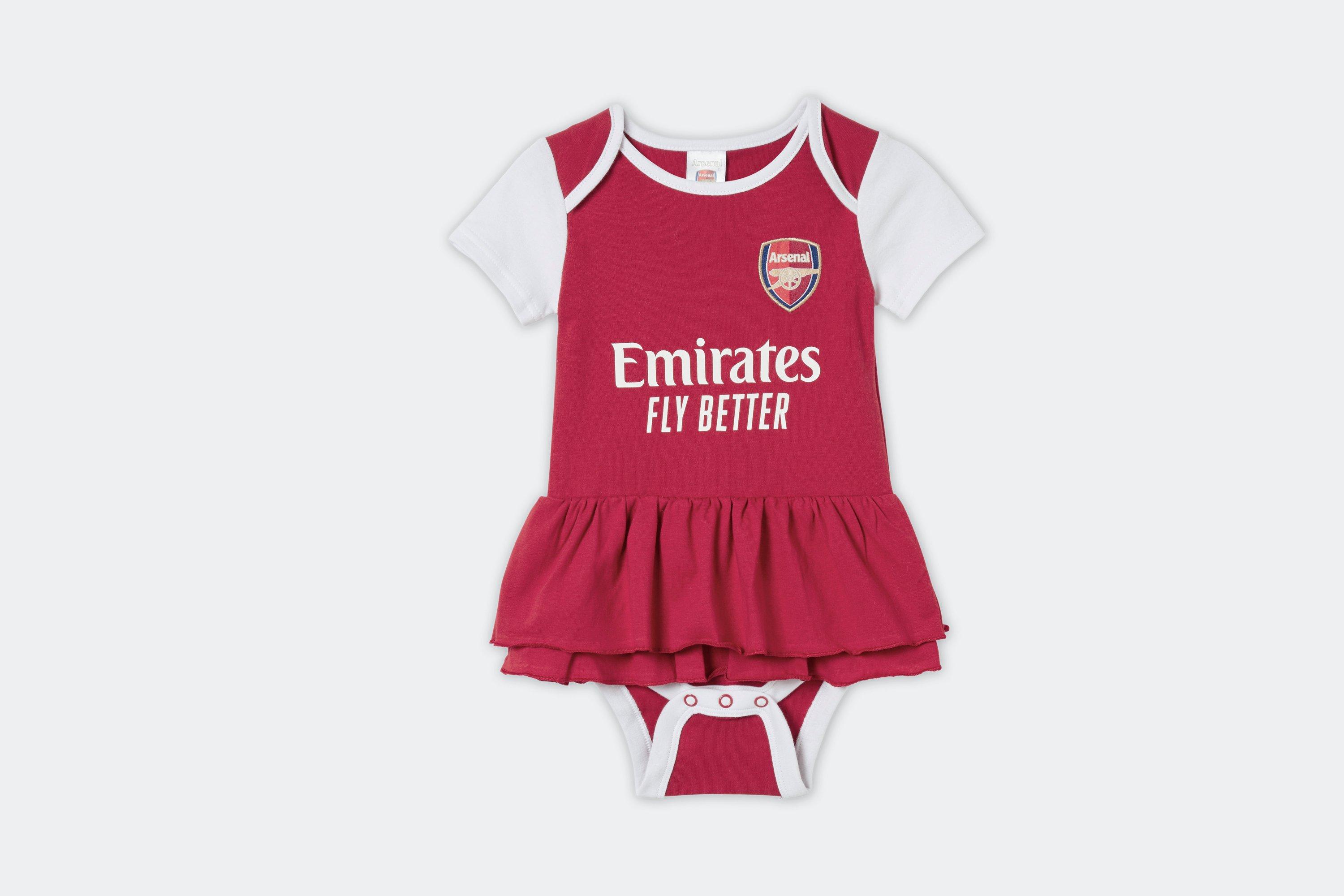 arsenal baby away kit