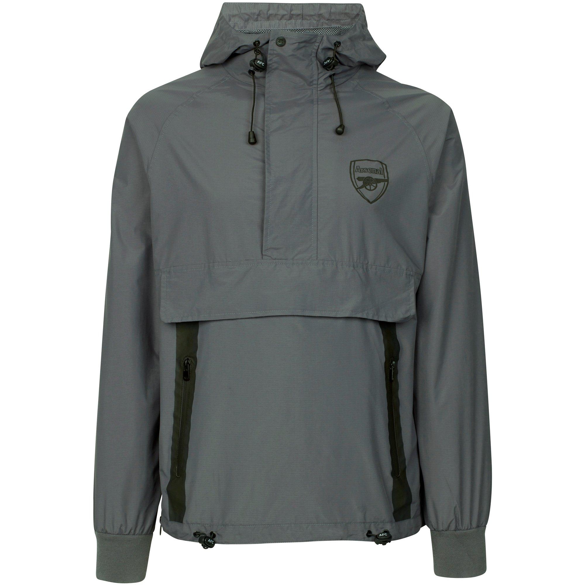 arsenal half zip