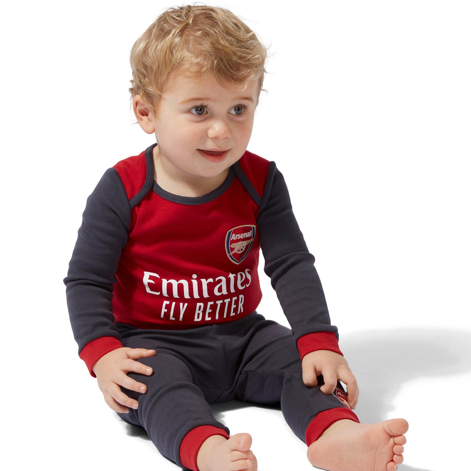 Adidas Arsenal FC 2022/23 Home Kit Infant Baby Jersey And Shorts 2 Piece  #430